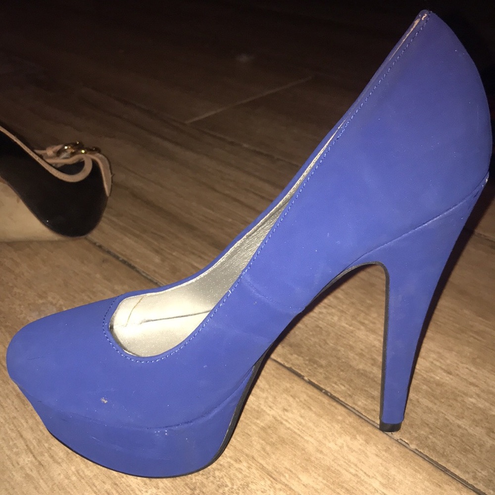 Blue heels